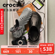 卡骆驰（CROCS）檀健次同款波波洞洞鞋舒适百搭男户外沙滩鞋包头拖鞋女鞋|207937 黑色-001 尺码偏大，选小一码 41 /42(260mm)