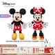 迪士尼（Disney）经典米奇米妮毛绒玩偶玩具大号公仔情侣结婚礼物压床娃娃520礼物 米奇米妮红色大号组合 赠礼袋