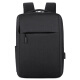 笔记本双肩包男士时尚潮流背包男大容量15.6寸电脑包书包大学生运动休闲旅行包USB充电 黑色