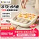 小熊（Bear）炒酸奶机炒冰机冰淇淋机盘家用儿童不锈钢小型自制diy免插电 CX-JE028【自带储冰槽】