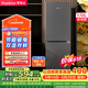 荣事达（Royalstar）【价保618】170升小冰箱小型家用出租房办公室宿舍双开门两门电冰箱节能省电低音钛深灰R170