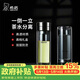 希诺双层玻璃杯男茶水分离杯高档泡茶杯子车载水杯XN-9339本色 340mL