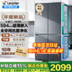 海尔（Haier）冰箱四开门 594mm超薄嵌入 家用一级能效502升 变频风冷无霜 大容量十字门统帅家电换新补贴15% 新品爆款+全空间净化+三档变温