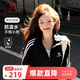 骆驼（CAMEL）校园风衣运动休闲立领春秋外套男女款 C35CABLH040 幻影黑 S