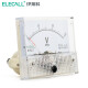 伊莱科（ELECALL） 直流电压表85C1 指针式表头安装式小型机械伏特表1~3KV维修电压 直流5V