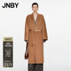 JNBY/江南布衣【100%绵羊毛】冬双面毛呢外套大衣宽松立领5O0810130