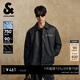 杰克·琼斯（JACK&JONES） 男生2025年冬季款皮衣羽绒服翻领日常外套美式通勤上衣225323009