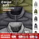 马登工装美式轻薄立领排骨羽绒服男春冬保暖内胆短款羽绒夹克男士外套 深灰色 【立领/合身版型/羽绒服男款/冬季外套男】 L