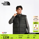 北面（The North Face）羽绒马甲男600蓬鹅绒防泼溅防风休闲羽绒保暖背心|8GK2 JK3/宇宙黑 L /175