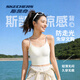 斯凯奇（Skechers）内衣女无痕无钢圈短款吊带聚拢一体式运动背心可外穿免穿文胸吊带