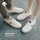 迪桑特（DESCENTE）【新色上市】男女CHRON TEMPO运动休闲薄底帆布鞋 D6231LSN25-男子-WT-白色 41