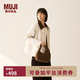 MUJI女式 不易沾水灯芯绒领夹克女工装外套25年冬季女装 BD11UA5A 象牙色 XL (165/92A)