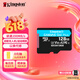 金士顿（Kingston）128GB TF（MicroSD）存储卡 内存卡U3 V30 A2 4K适配大疆Pocket 4/Action 6/Nano/无人机/运动相机