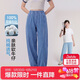 笛莎童装女童裤子2026夏款大童女孩儿童洋气轻薄不闷热束脚棉牛仔裤