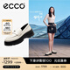 爱步（ECCO）厚底乐福鞋女倪妮同款英伦风一脚蹬厚底增高牛皮女鞋 踪迹220723 石灰色22072301378 36 （尺码偏小）