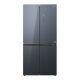 美的（Midea）475升十字四门电冰箱铂金净味一级能效智能变频超薄嵌入风冷家用冰箱BCD-475WSGPZM沁玉蓝