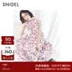 SNIDEL连衣裙女26春夏新品优雅荷叶边小飞袖碎花茶歇SWFO261069 粉色 M