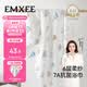 嫚熙（EMXEE）婴儿纱布浴巾a类纯棉儿童浴巾新生儿浴巾洗澡巾 气球岛105*105cm