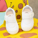 幸福玛丽儿童小白鞋幼儿园室内鞋男童女童帆布鞋童鞋男孩女孩宝宝布鞋舞蹈鞋演出鞋表演鞋 白色 内长16.5cm