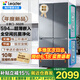 海尔（Haier）冰箱四开门 594mm超薄嵌入 家用一级能效502升 变频风冷无霜 大容量十字门统帅家电换新补贴15% 新品爆款+全空间净化+三档变温