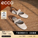 爱步（ECCO）穆勒鞋女 时尚百搭羊皮包头凉拖鞋女 安妮方头208573 石灰色20857301378 37