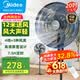美的（Midea）工业电风扇立式大风扇强力落地扇办公室客厅交流定频遥控风扇大功率20吋大头扇车间商用FS45-23DR