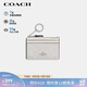 蔻驰（COACH）【品牌直供】女士老花小号钱包卡包CW870SVXU5 白色