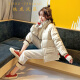 面包服女韩版学生宽松型棉衣冬季女装短款棉服2019新款棉袄外套 米白色 M 建议100-120斤