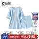 Q21儿童睡衣套装男女童宝宝排汗亲肤抑菌短袖家居服夏季亲子套装