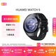 华为【父亲节送礼优选】HUAWEI WATCH 5 46mm基础款深锖色不锈钢表壳苍穹黑首创X-TAP智感窗
