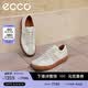 爱步（ECCO）德训鞋男 26年夏季新款复古经典休闲板鞋 柔酷560104 白色42