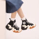 匡威（Converse）专柜女鞋厚底增高黑白熊猫配色运动鞋未来电波帆布鞋171545C 黑171545C 4.5/37