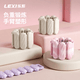 乐系（lexi）食品级硅胶负重手环可调节隐形运动沙袋练手臂薄背米色0.5kg*2