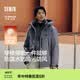 森马（Semir）XCNSPACE航天合作系列羽绒服男发热防风三防外套新款冬装 铁灰（灰鸭绒）20620 XL