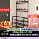 木双福鞋架门口多层家用鞋帽一体鞋柜出租屋置物架宿舍收纳柜