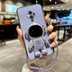 欧米滋 vivoS5手机壳vivo S5保护硅胶套全包防摔V1932A软壳vivis个性可爱卡通网红 S5【海蓝色】宇航员支架+钢化膜+挂绳