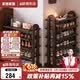 家逸（JIAYI）实木鞋架门口多层大容量家用简易鞋柜小型宿舍收纳置物架五层