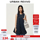 UR2026春季新款女装都市摩登波点花苞棉质连衣裙UYU760007+
