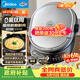 美的（Midea）电饼铛 电饼档 双面加热煎烤机烙饼锅早餐机 加大加深三明治机煎饼薄饼机钛陶瓷烤盘可拆JKC3476