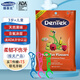 德泰克DenTek儿童牙线棒90支 宝宝专用3-6-12岁超细滑 含氟防蛀水果味