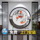 宜巢新中式刺绣圆形玄关装饰画柿柿如意客厅挂画苏绣成品现代风 柿柿如意 80*80(实木圆框+立体刺绣画面+高透玻璃)