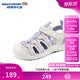 Skechers斯凯奇儿童夏季透气包头凉鞋女童软底休闲户外运动溯溪鞋303353L