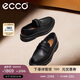 爱步（ECCO）商务正装鞋皮鞋男 简约一脚蹬乐福鞋 都市伦敦系列525654 黑色42