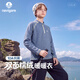 NAVIGARE【糯绒暖暖衣】意大利小帆船儿童长袖T恤男女童运动上衣秋季新款 蓝花灰 160