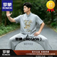 罗蒙短袖唐装男中国风男装太极服练功服武术服装衣服休闲套装 红色 M