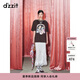DZZIT【小马宝莉联名系列】地素短袖T恤2026夏新款宽松上衣女3K2BA299W 棕色 S 版型偏大建议拍小一码