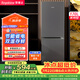荣事达（Royalstar）170升小冰箱小型家用出租房办公室宿舍双开门两门电冰箱节能省电低音钛深灰R170