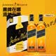 尊尼获加（JOHNNIE WALKER）洋酒 12年黑方黑牌双支礼盒装700ml*2瓶 苏格兰调和型威士忌