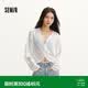 森马（Semir）外套女夏蝙蝠袖宽松V领罩衫2026松弛感慵懒辣妹夹克109326108013