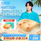 SKG智能按摩枕热敷疏通枕头 颈椎按摩器 肩颈按摩仪脖子揉捏腰部腰靠全身按摩器 毕业礼教师节礼物 【8511充插两用款】-流沙纹理